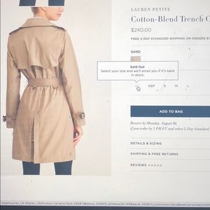 Ralph Lauren trench coat
